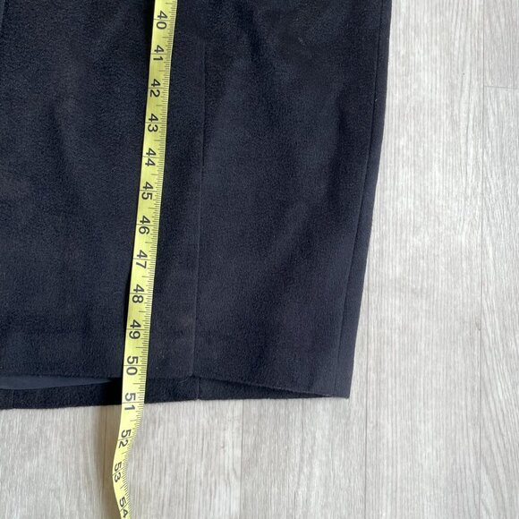 KM by Lange Cocoon Wool Coat Black Size Large NEW NWT - Picture 15 of 16